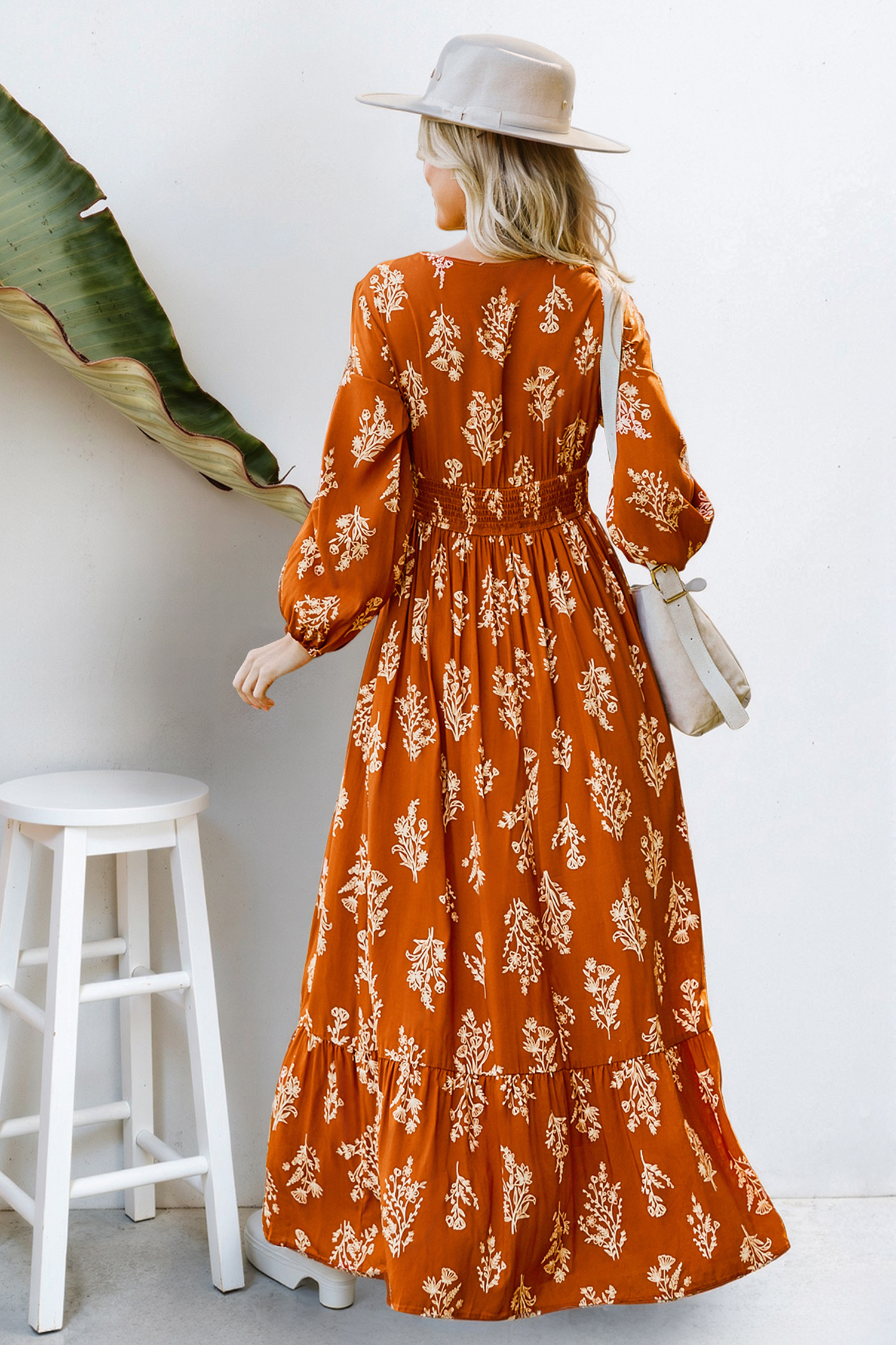 【CARAMEL】GINGER DRESS vintage floral 6y SU24-faherty-WDS2406-GFA-sun-
